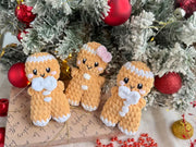 Crochet Christmas Gingerbread Decor Pattern