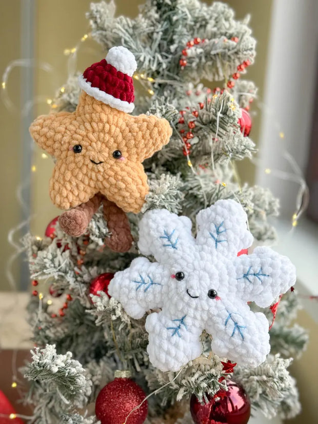 Crochet Christmas Gingerbread Decor Pattern