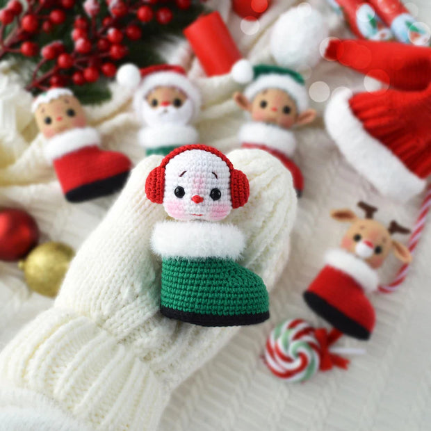Сrochet pattern in English Christmas tree toys
