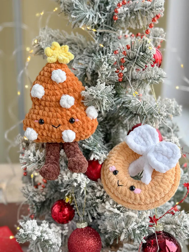 Crochet Christmas Gingerbread Decor Pattern