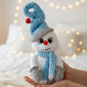 DIY Snowman Crochet Pattern for Christmas Holiday Decor