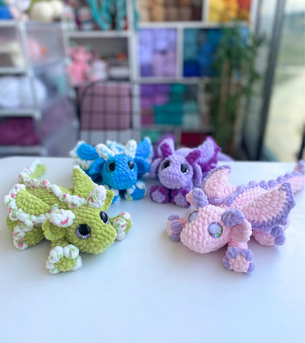 Blossom the Dragon Pdf Pattern Amigurumi