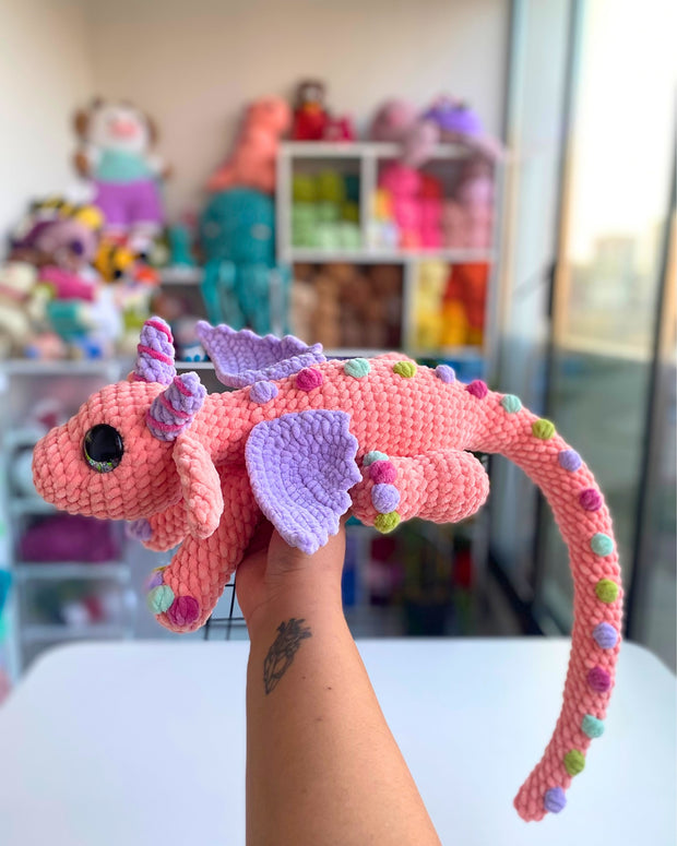 Blossom the Dragon Pdf Pattern Amigurumi