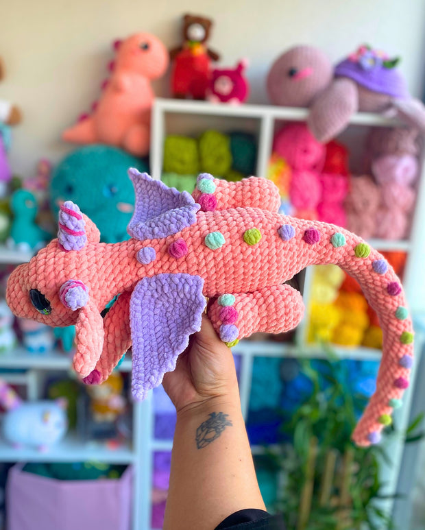 Blossom the Dragon Pdf Pattern Amigurumi