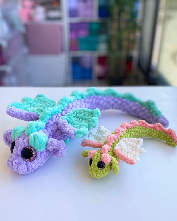 Blossom the Dragon Pdf Pattern Amigurumi