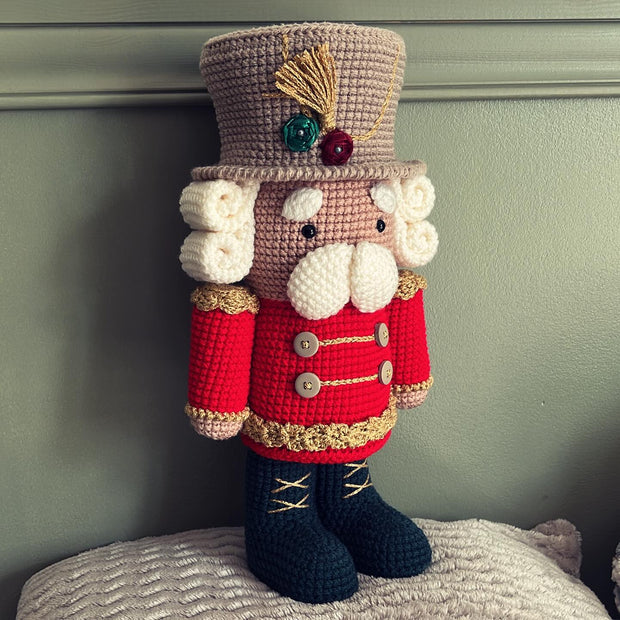 Theo the christmas crackernut amigurumi