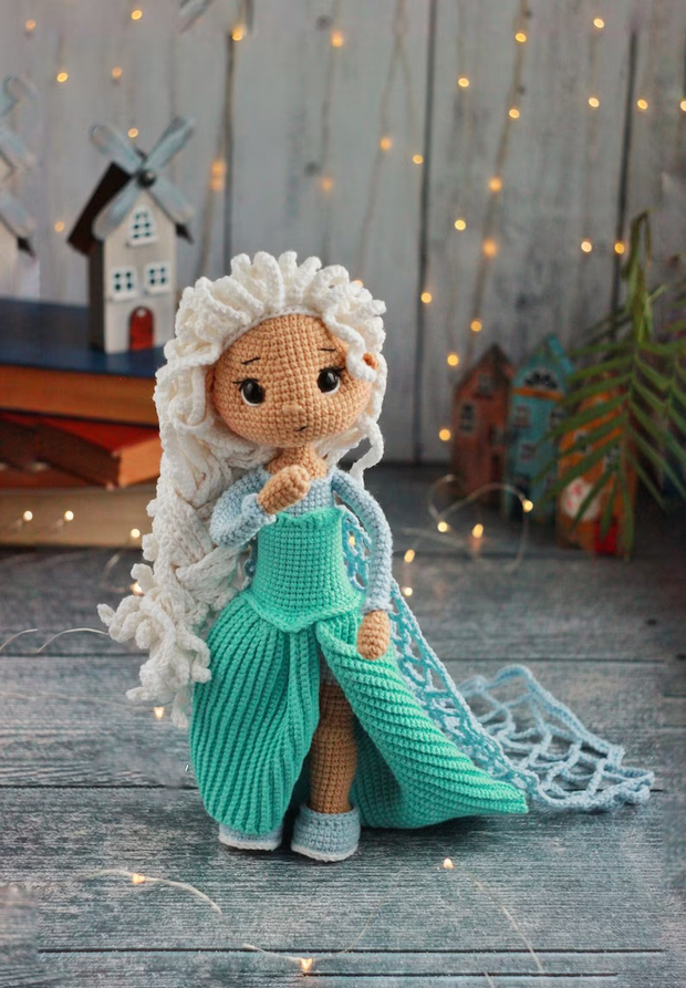 Princess Amigurumi Doll Crochet Pattern