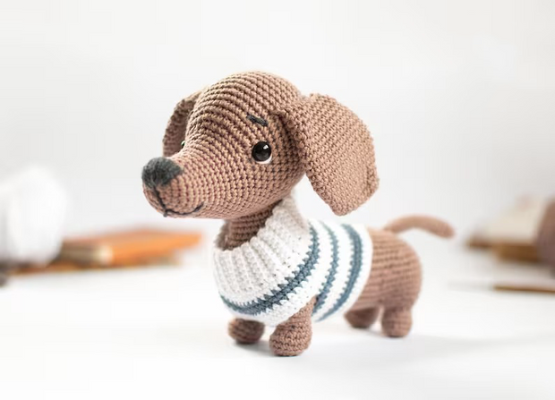 Crochet pattern Dachshund Dog