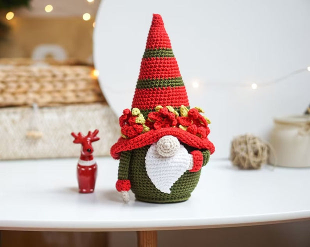 Crochet patterns Flower Gnome