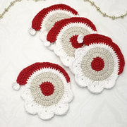 Crochet pattern Santa Coaster with Basket