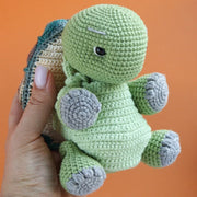 Mosaic turtle crochet pattern