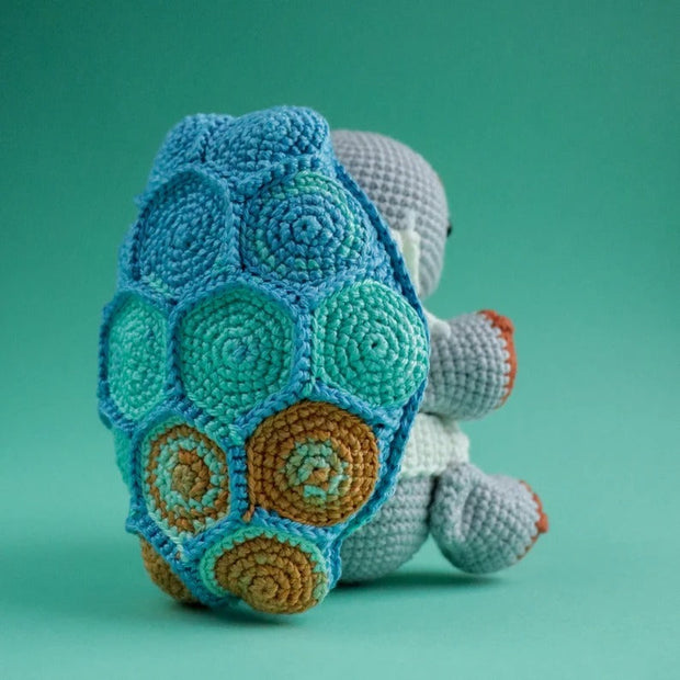 Mosaic turtle crochet pattern