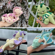 Sleeping crochet dragons amigurumi pattern