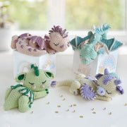 Sleeping crochet dragons amigurumi pattern