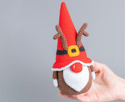 Christmas crochet patterns Reindeer gnomes